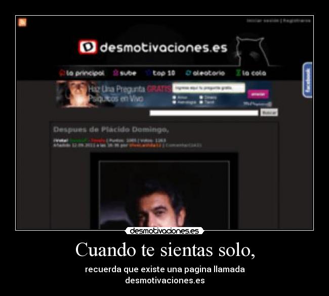 Cuando te sientas solo, - 