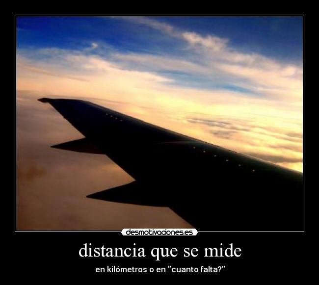 distancia que se mide -