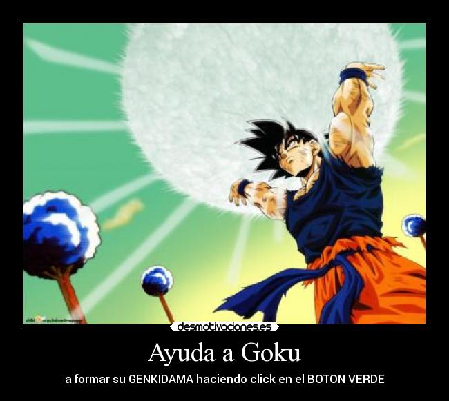 Ayuda a Goku -