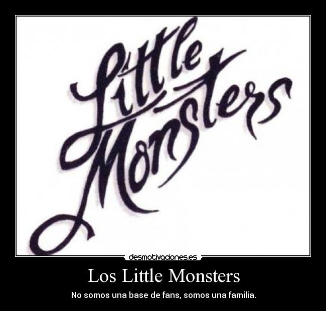 carteles little monsters desmotivaciones