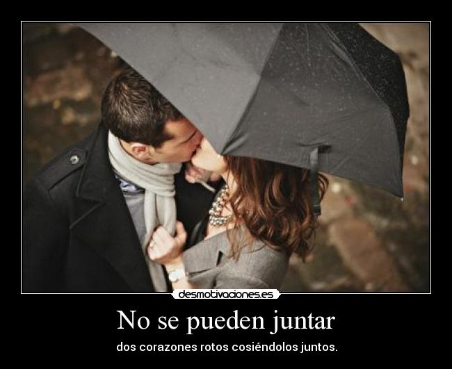 No se pueden juntar -