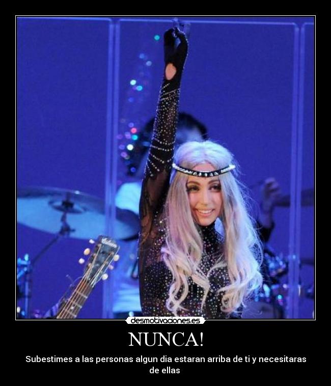 carteles lady gaga desmotivaciones