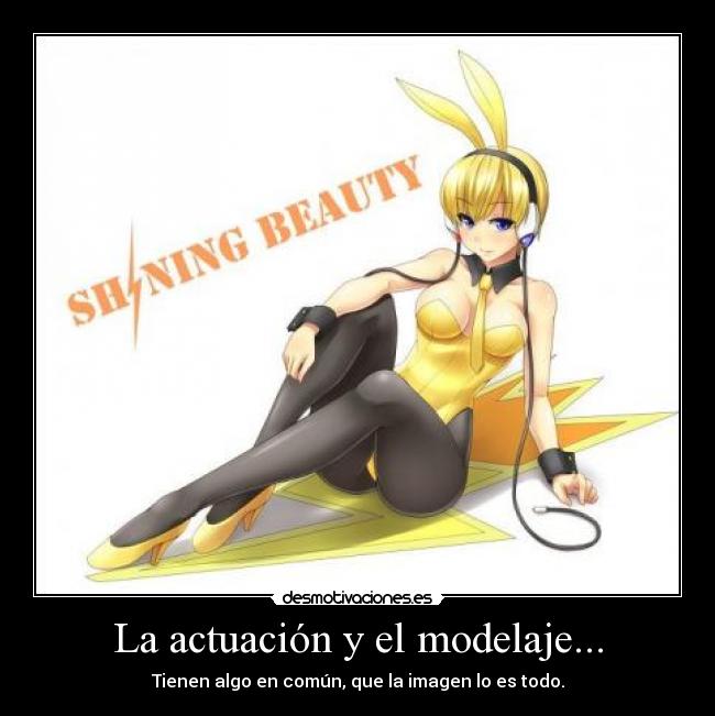 carteles actuacion modelaje imagen kamitsure camila elesa desmotivaciones