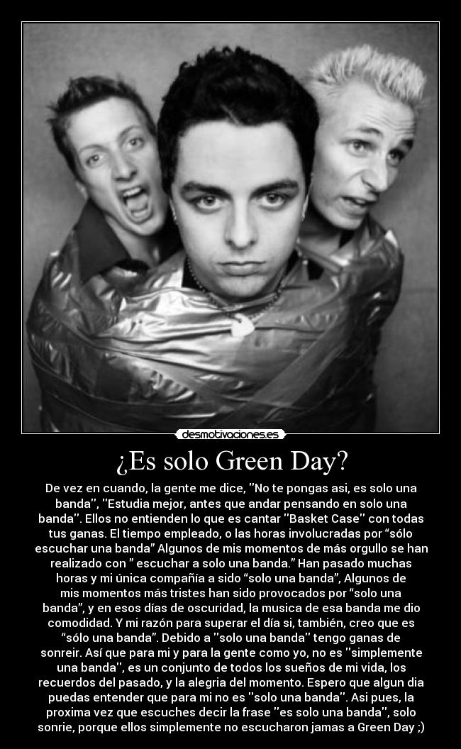 ¿Es solo Green Day? - 