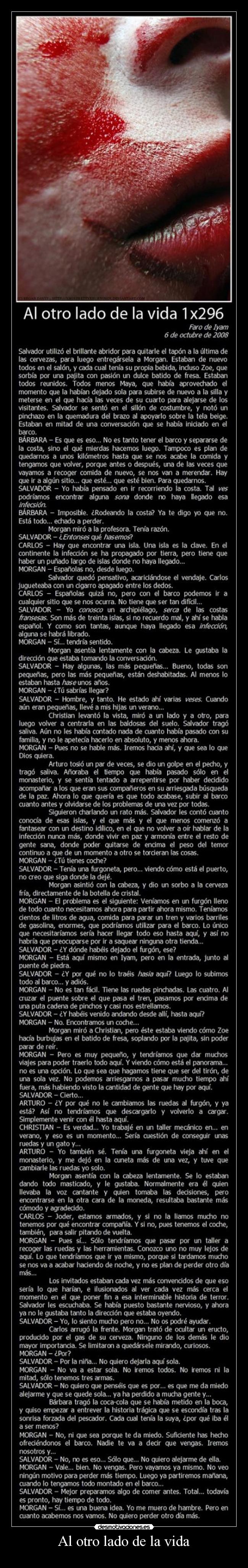 carteles vida otro lado vida desmotivaciones