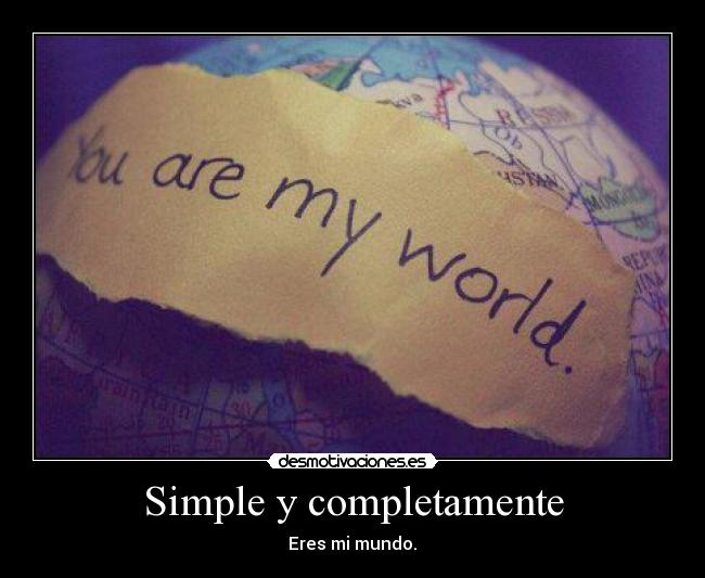 Simple y completamente -
