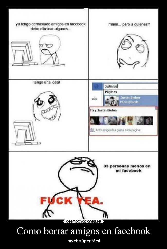 Como borrar amigos en facebook - 