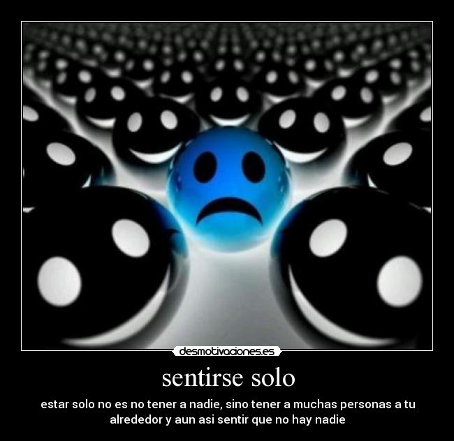 sentirse solo - 