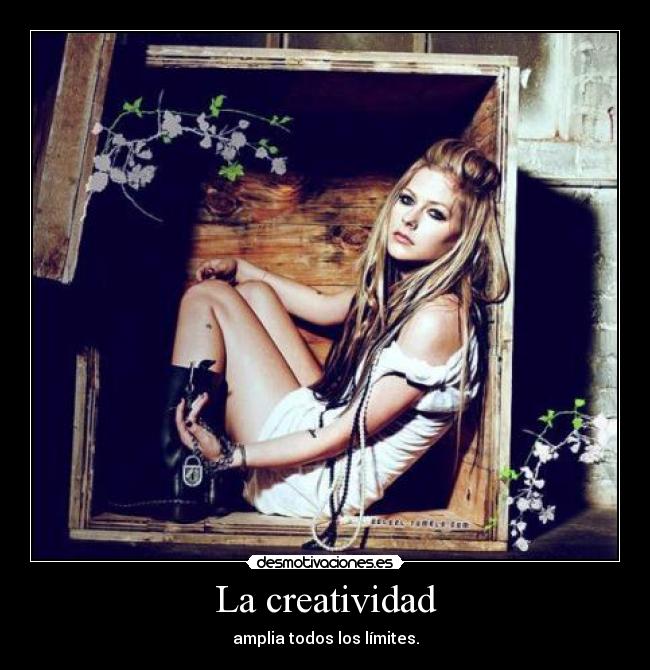 La creatividad - amplia todos los límites.