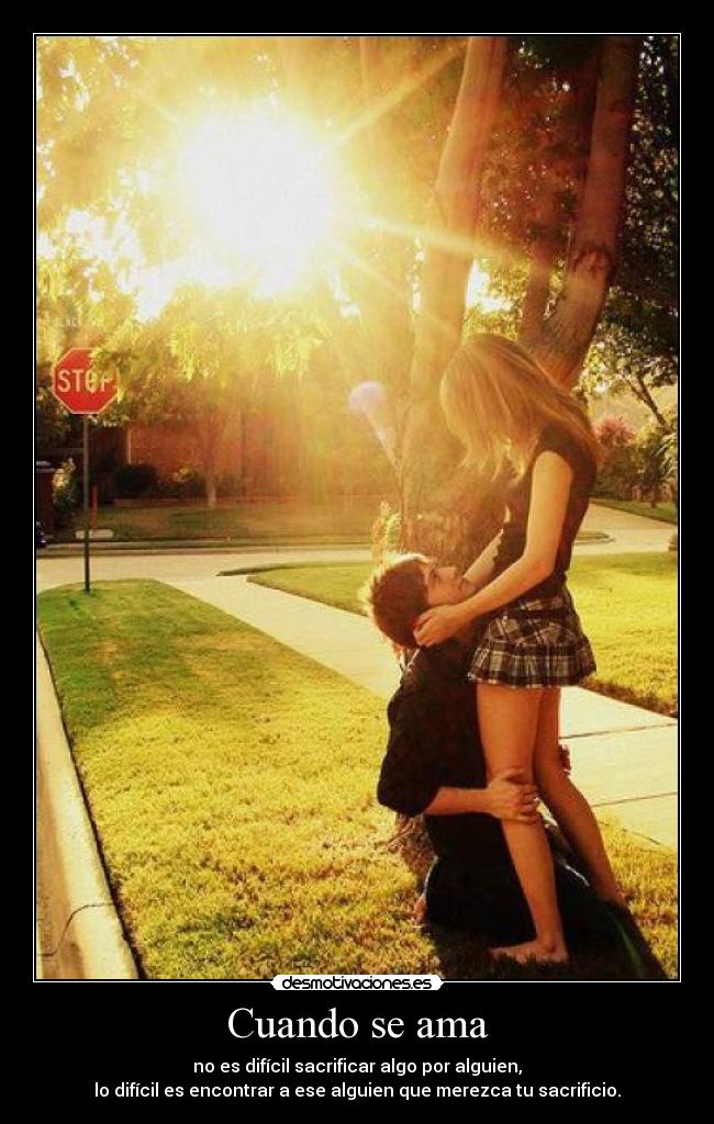 Cuando se ama -
