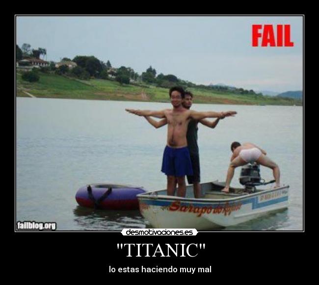 carteles titanic desmotivaciones