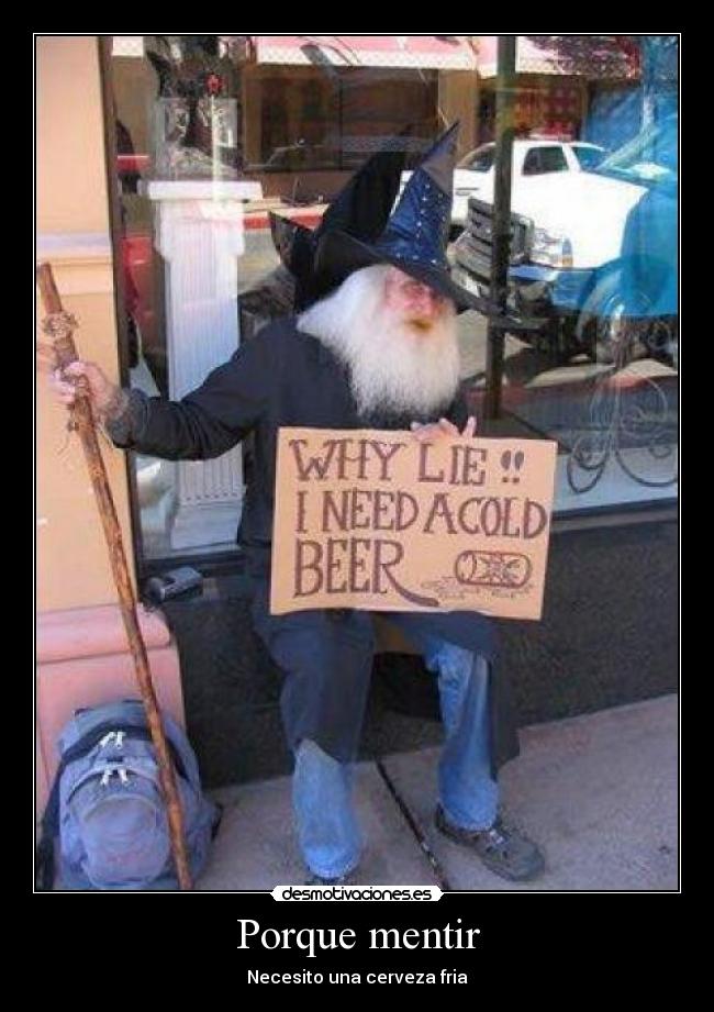 Porque mentir - 