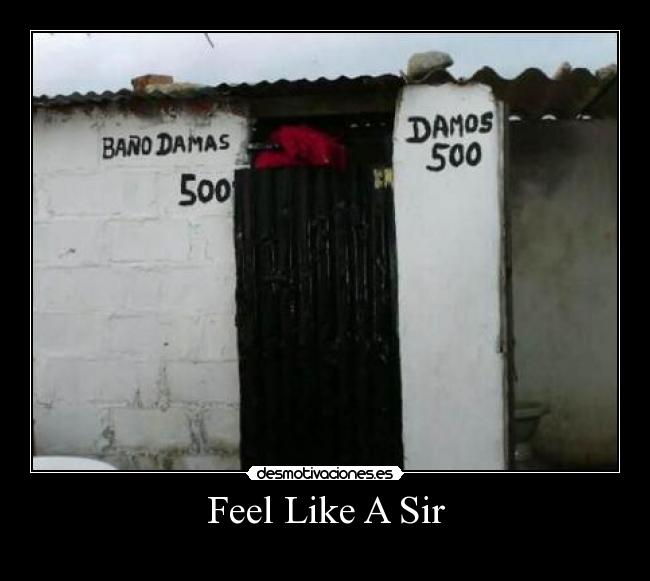 Feel Like A Sir - 