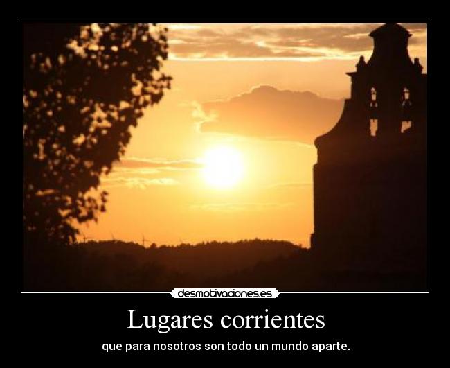 Lugares corrientes -