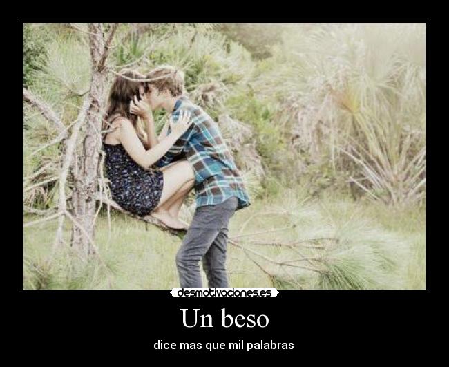 Un beso -