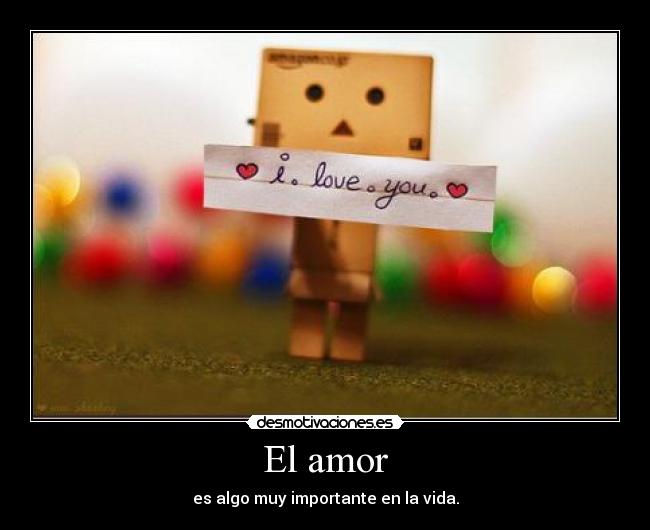El amor -