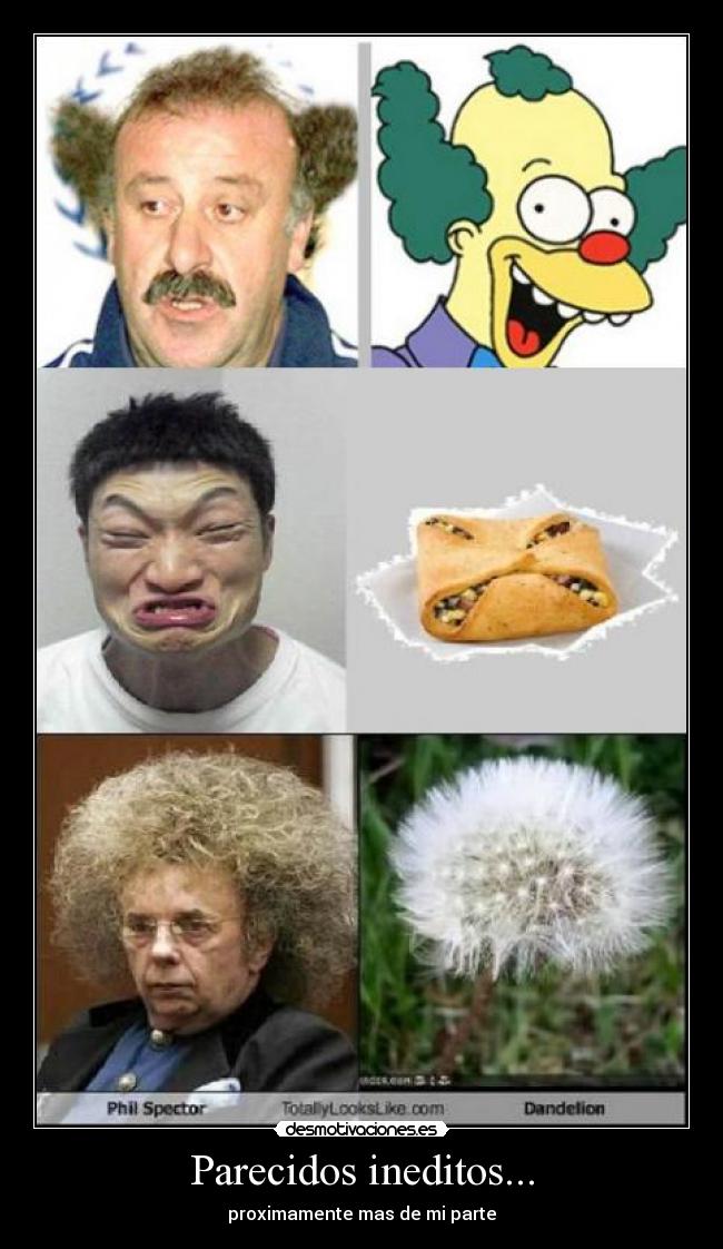 Parecidos ineditos... - proximamente mas de mi parte