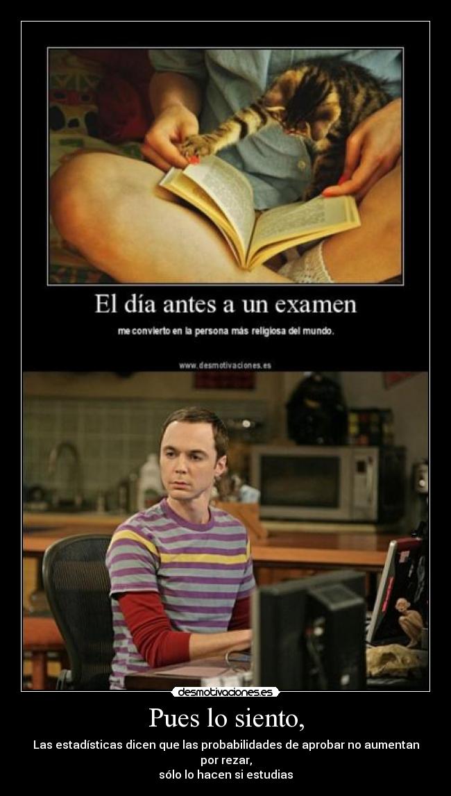 carteles sheldon desmotivaciones