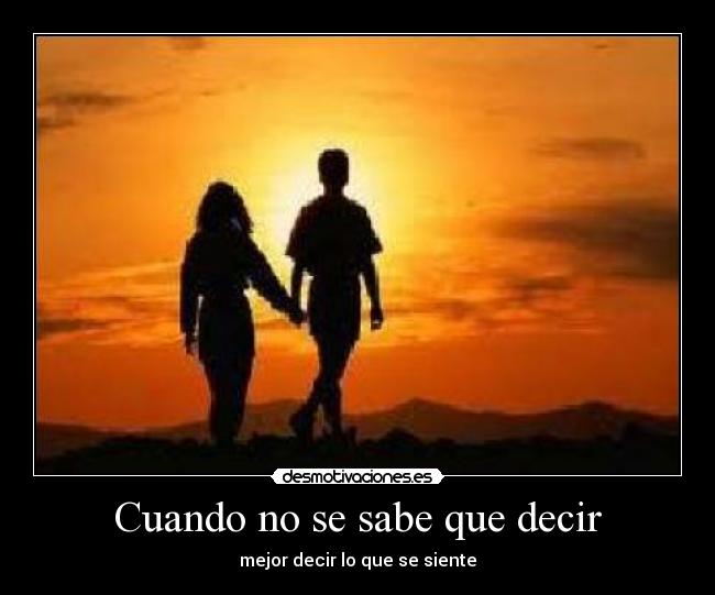 Cuando no se sabe que decir -