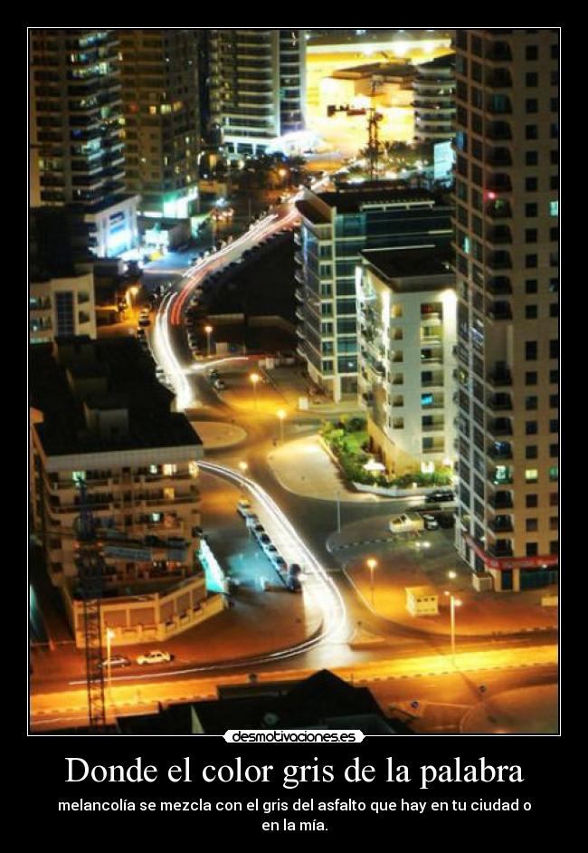 Donde el color gris de la palabra - 