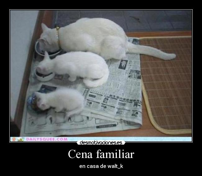 Cena familiar - en casa de walt_k