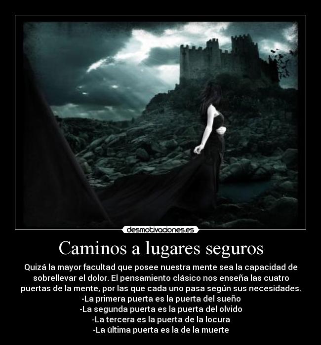 Caminos a lugares seguros -