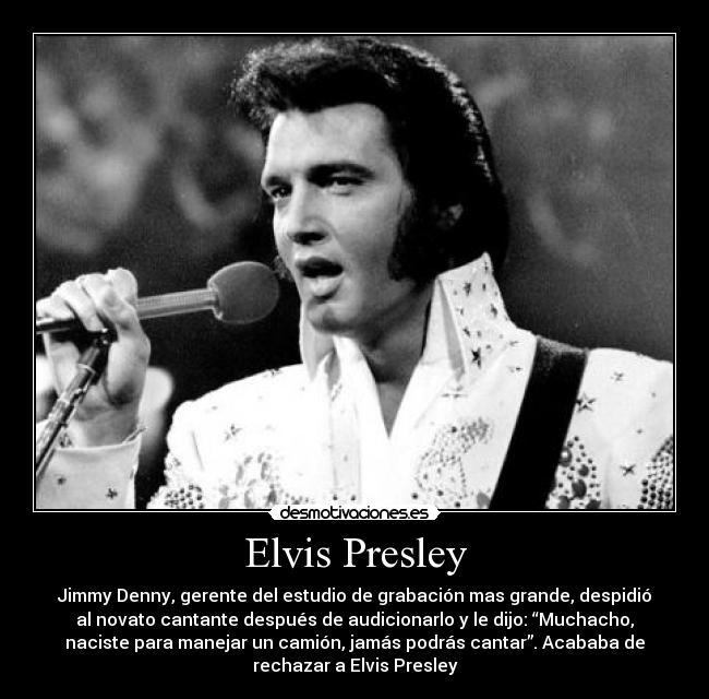 carteles elvis presley desmotivaciones