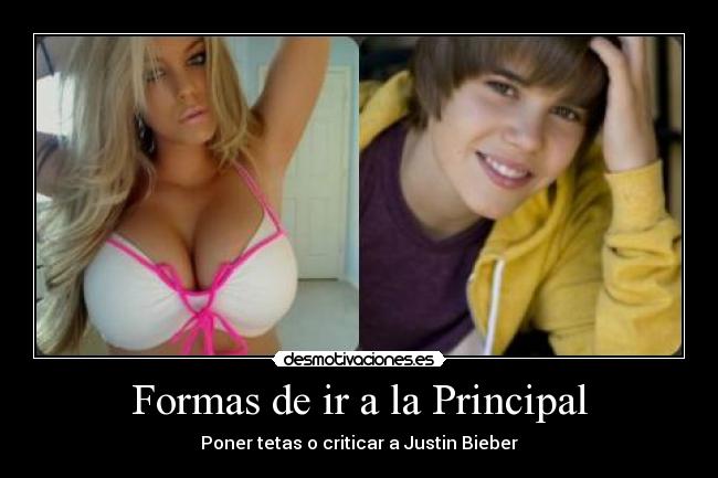 Formas de ir a la Principal - 