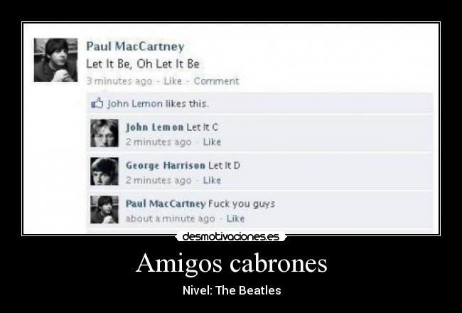 Amigos cabrones - Nivel: The Beatles