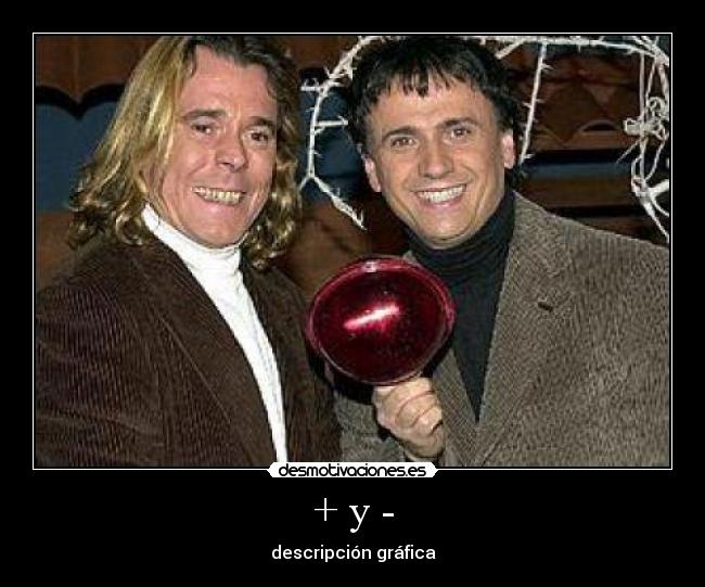 + y - - descripción gráfica