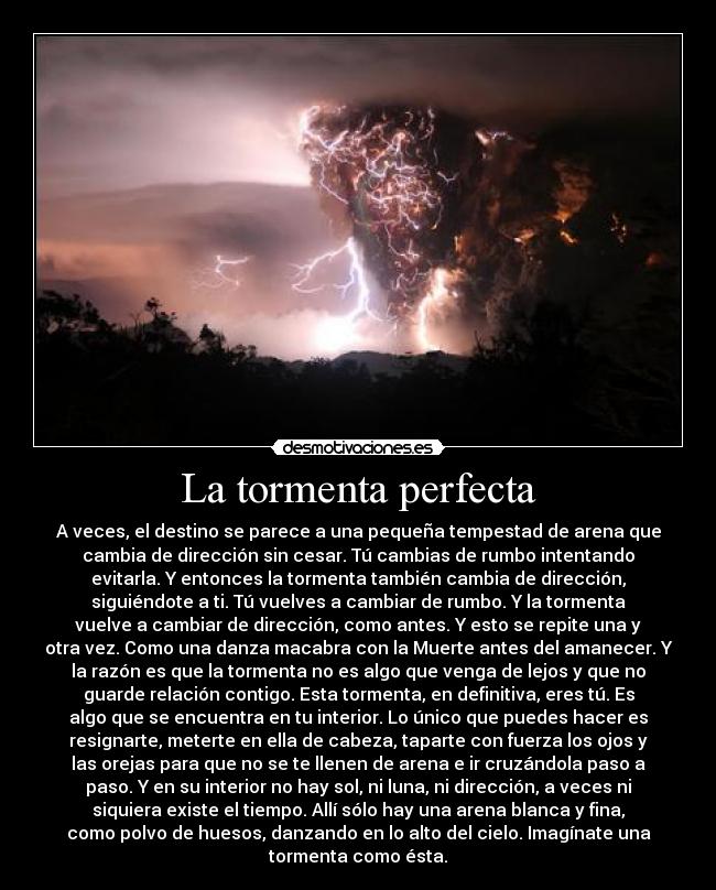 La tormenta perfecta -