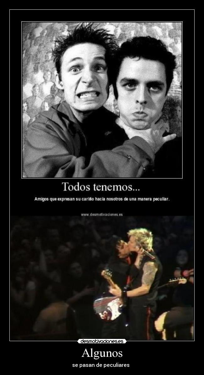 carteles billie joe armstrong mike drint expresan carino desmotivaciones