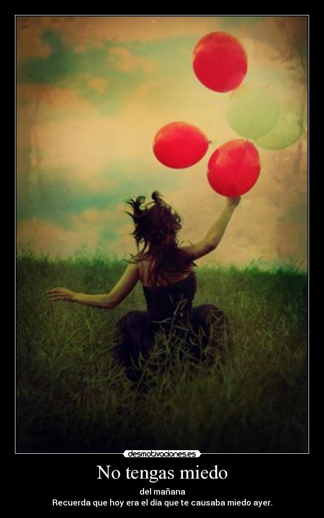 No tengas miedo -