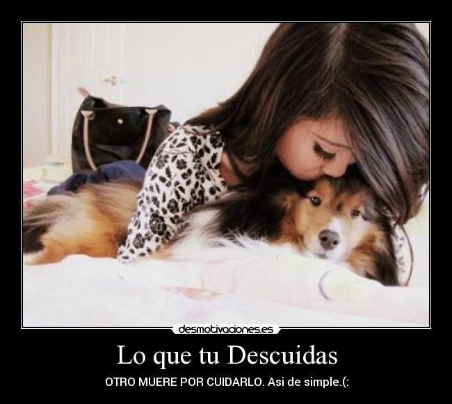 Lo que tu Descuidas -