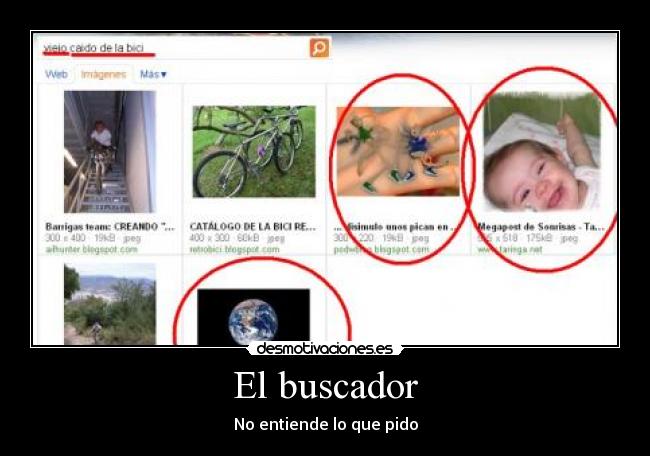El buscador - No entiende lo que pido