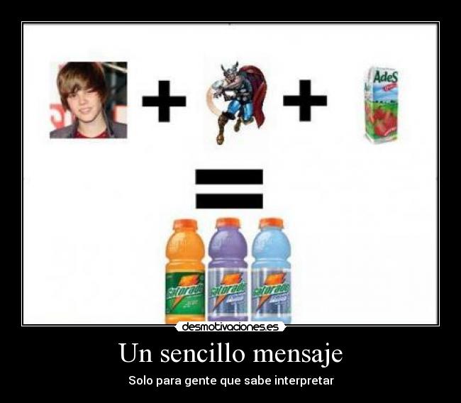 Un sencillo mensaje -