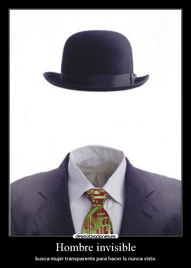 Hombre invisible -