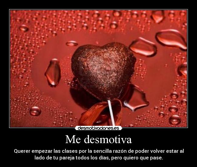 Me desmotiva -