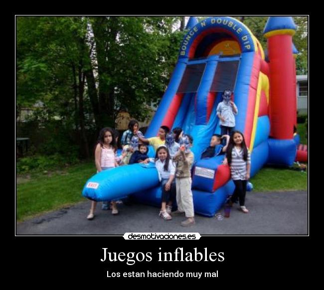 Juegos inflables -