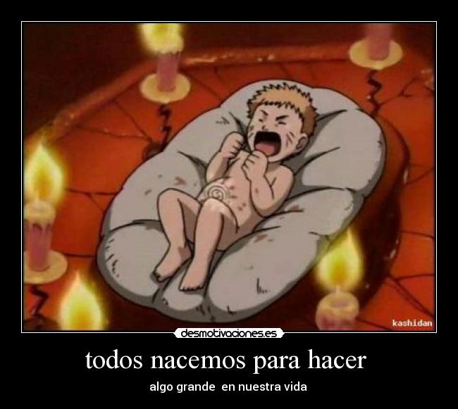 carteles naruto bebe desmotivaciones