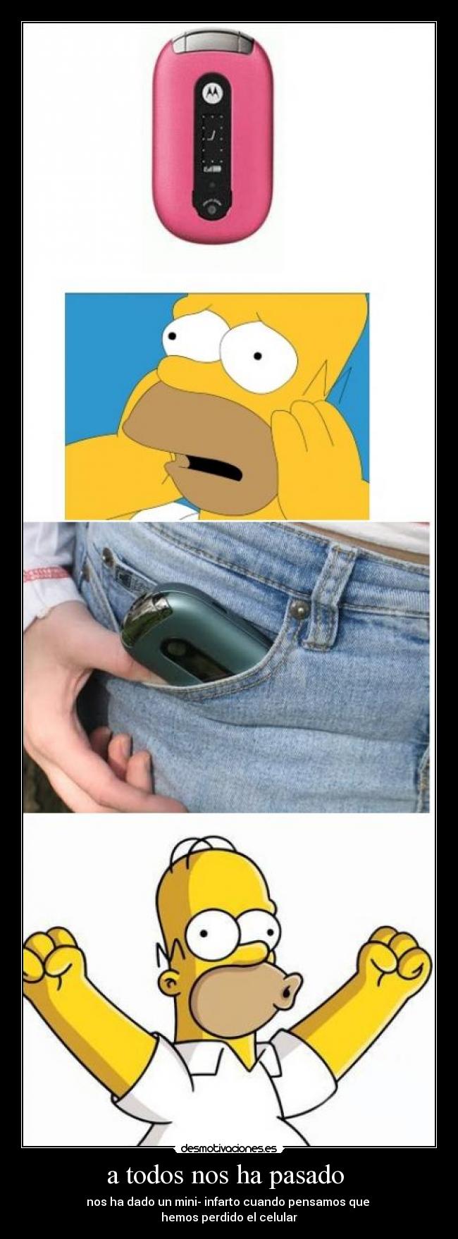 a todos nos ha pasado - nos ha dado un mini- infarto cuando pensamos que
hemos perdido el celular