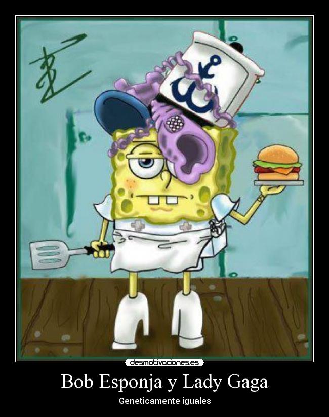 Bob Esponja y Lady Gaga - 