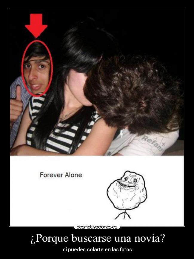 ¿Porque buscarse una novia? - si puedes colarte en las fotos