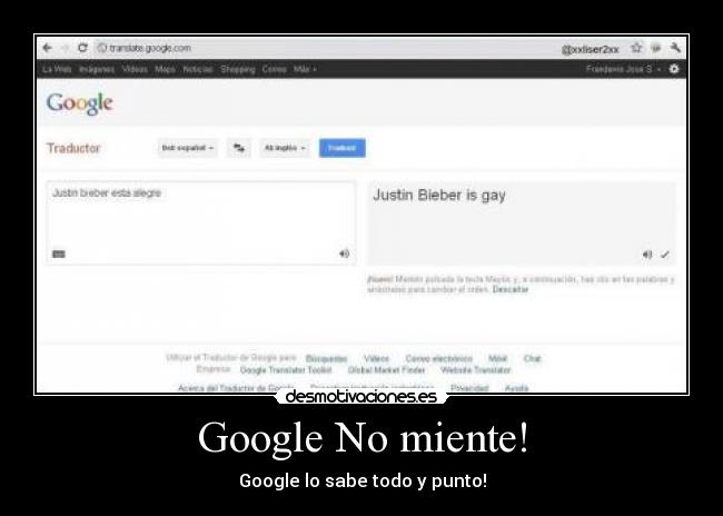 Google No miente! -