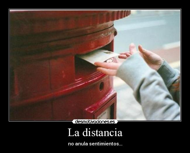 La distancia -