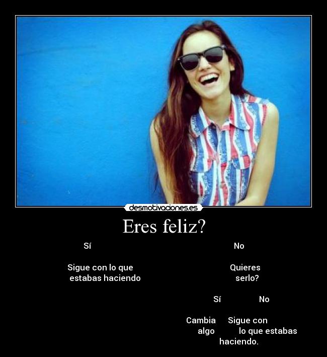 Eres feliz? - 