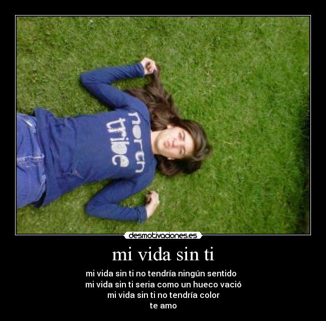 mi vida sin ti -