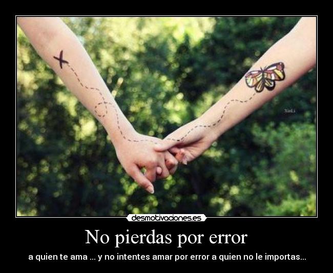 No pierdas por error - 