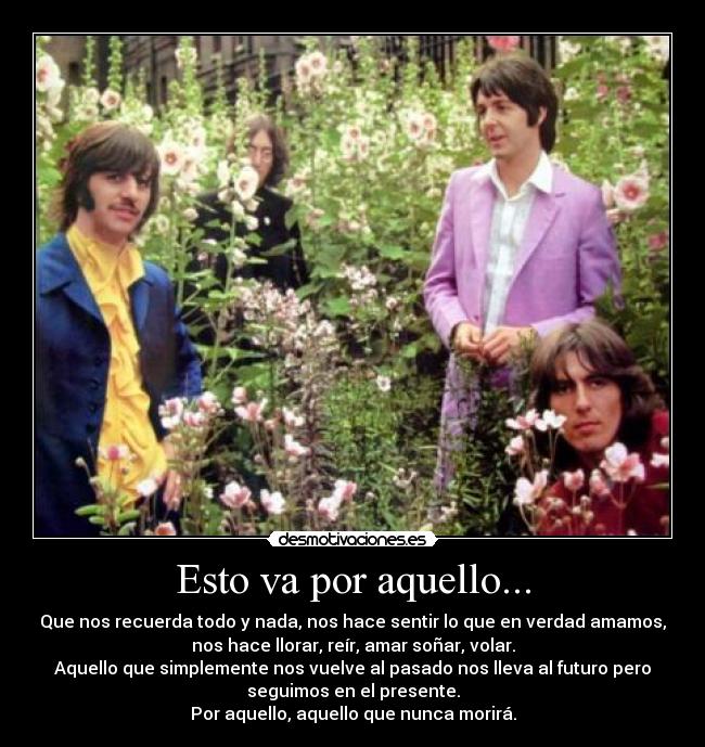 Esto va por aquello... -