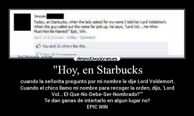 Hoy, en Starbucks - 